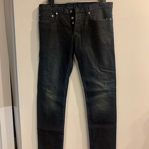 Dior waxed jeans